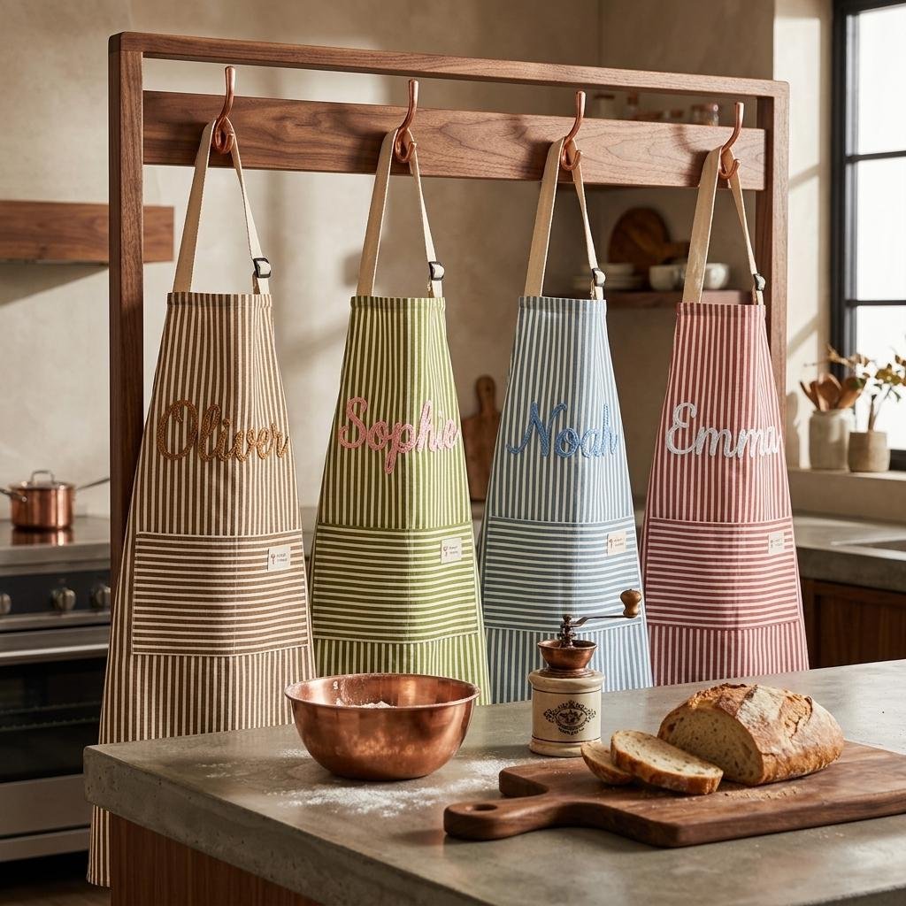 Personalized Cooking Apron Custom Name | Kitchen Apron Gift | Apron for Men Women Kids | BBQ Apron | Chef Gift | Father's Day